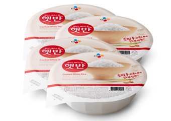 Aseptically-packaged rice and other rice products