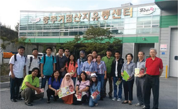 아세안 연수생 충주 APC 현장견학