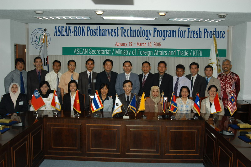 동남아 신선 농산물 유통기술교육과정 수료식