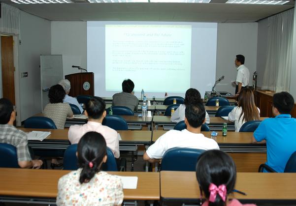 Polygalacturonase(PG)가 사과 등 과일의 생리에 미치는 영향에 관한 세미나