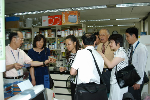 중국의 농과대학에서 방문