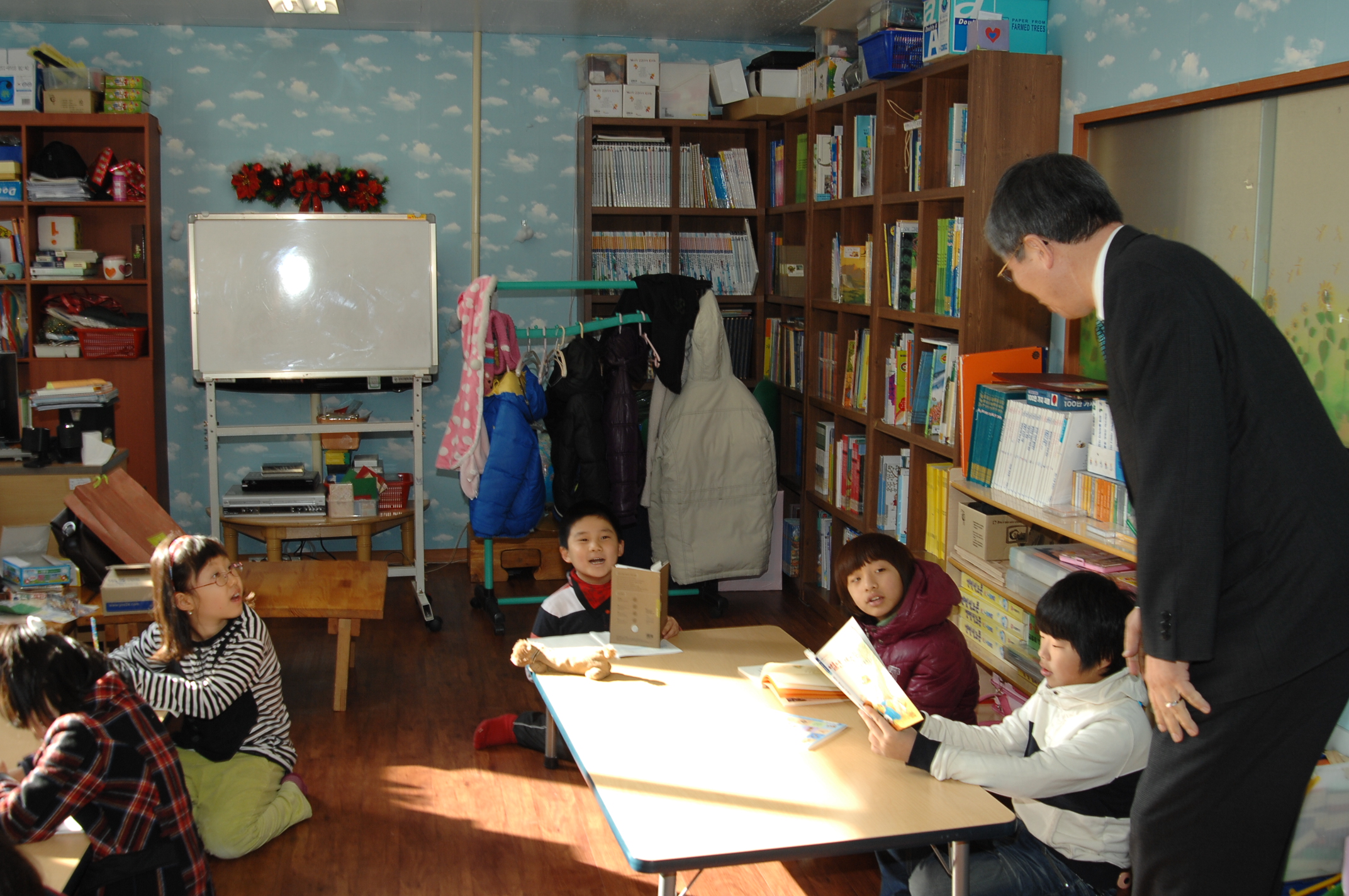 1228 새날복지회 방문 및 쌀 기증식