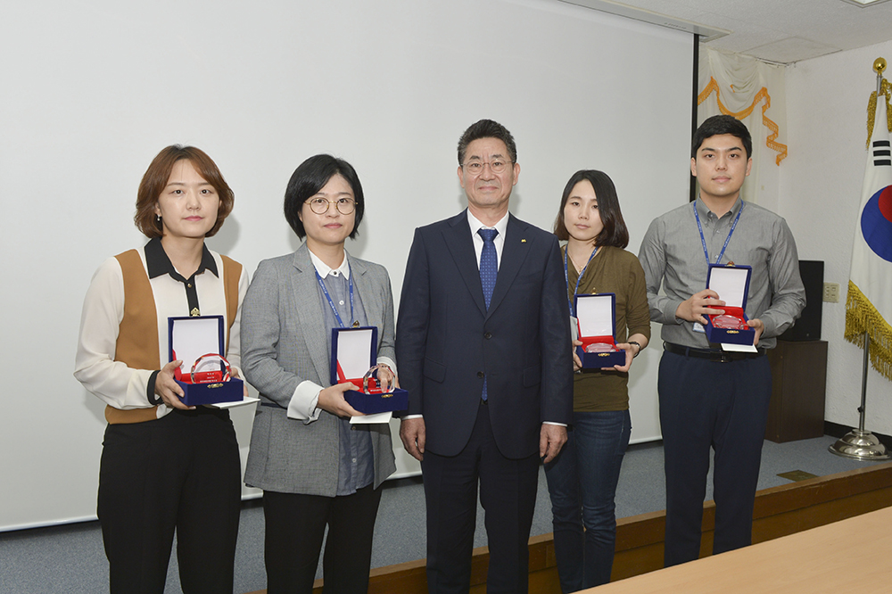 0928 이달의 KFRI인 시상 및 연구행정업무 간소화 우수제안상 시상