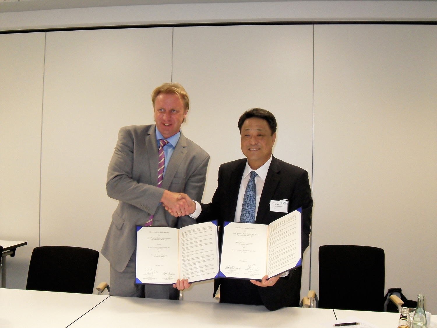 0730 독일식품기술연구소(DIL)와 MOU체결